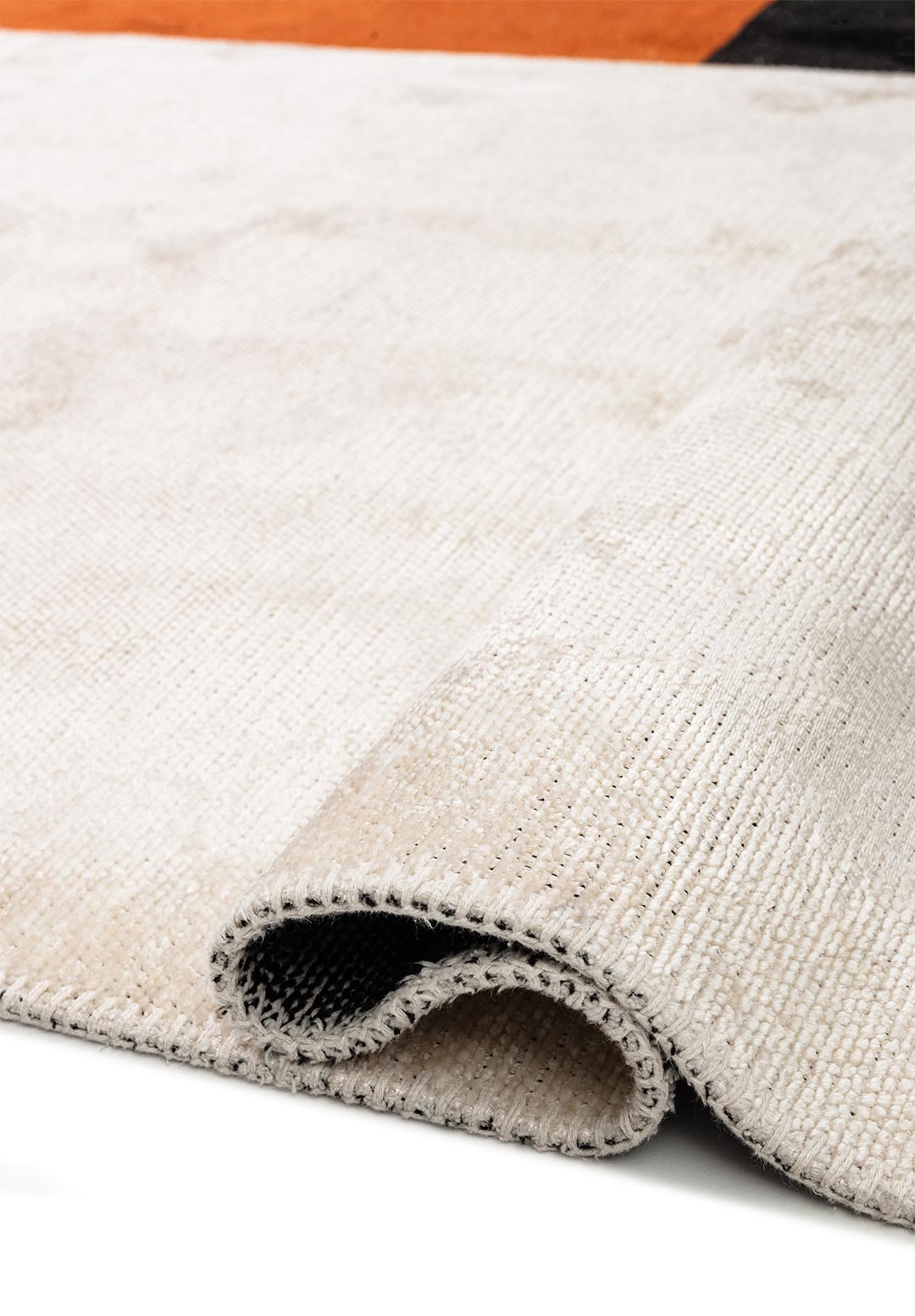 Block Black - Rust Rug Rugs - Venetto Design Venettodesign.com