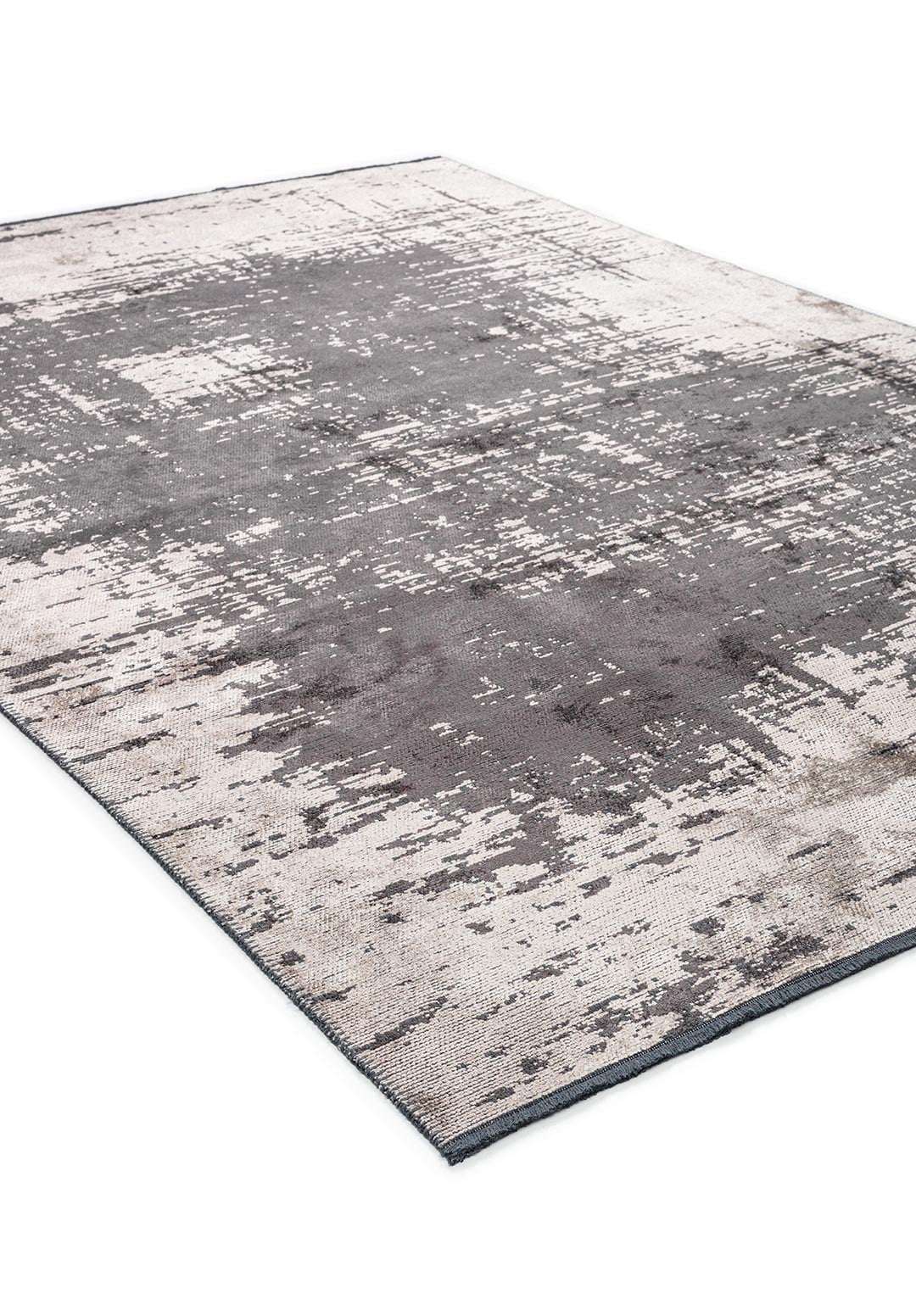 Fog Charcoal - Cream Rug Rugs - Venetto Design Venettodesign.com