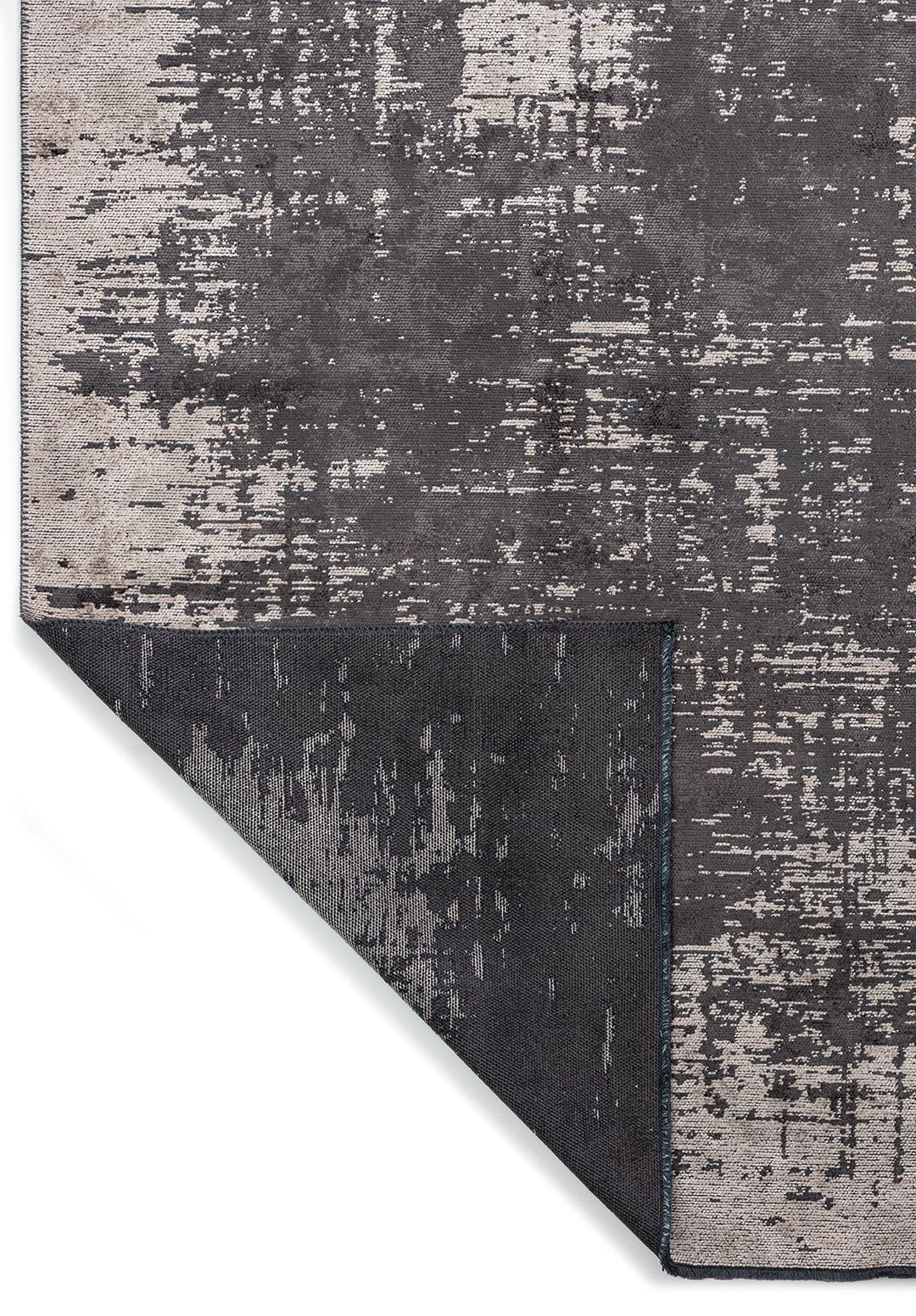 Fog Charcoal - Cream Rug Rugs - Venetto Design Venettodesign.com