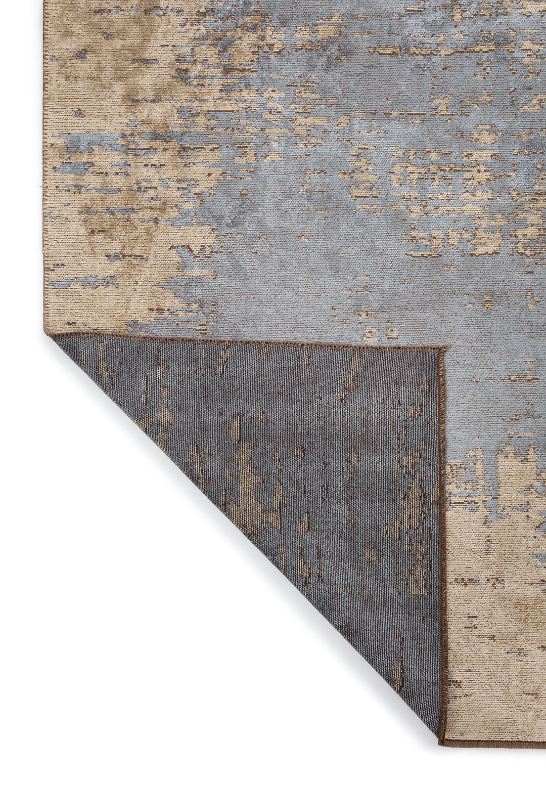 Fog Blue - Beige Rug Rugs - Venetto Design Venettodesign.com
