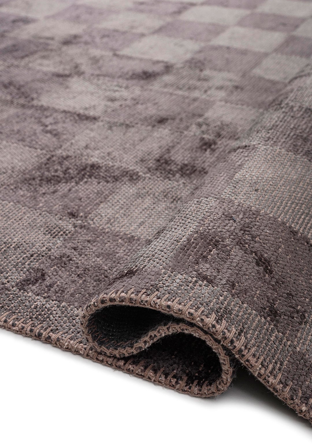 Checkers Charcoal Rug Rugs - Venetto Design Venettodesign.com