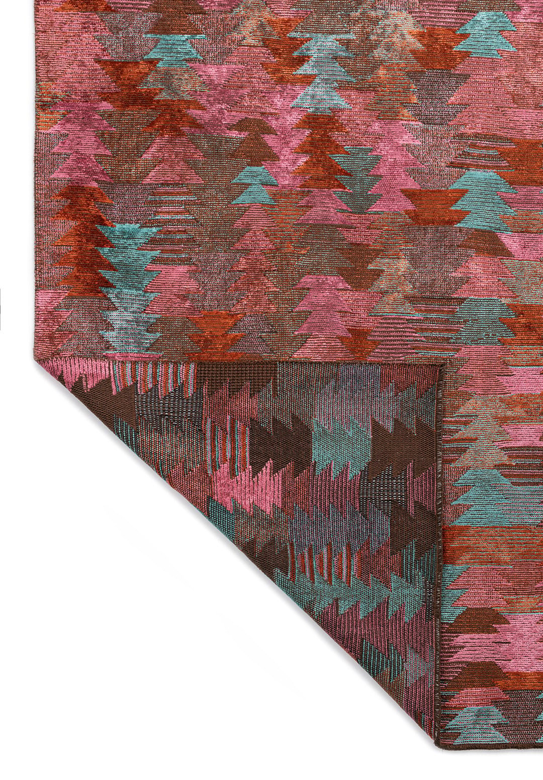 Clan Turquoise - Pink Rug Rugs - Venetto Design Venettodesign.com
