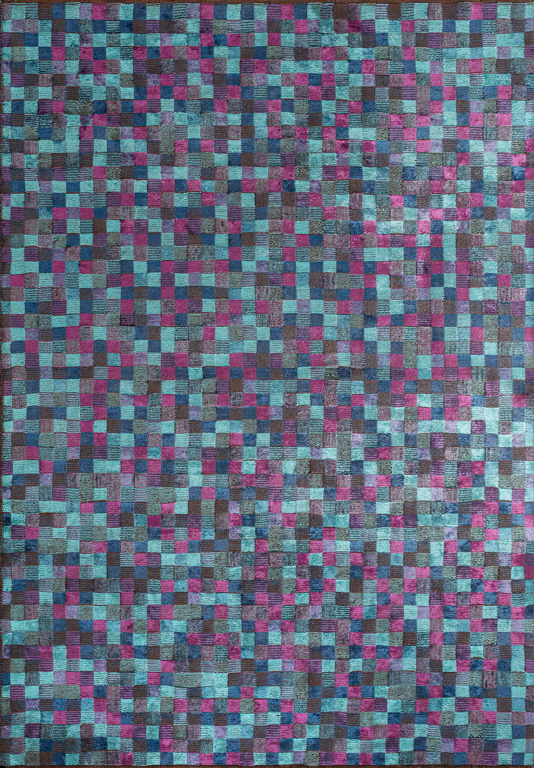 Tessell Purple - Turquoise Rug Rugs - Venetto Design Venettodesign.com