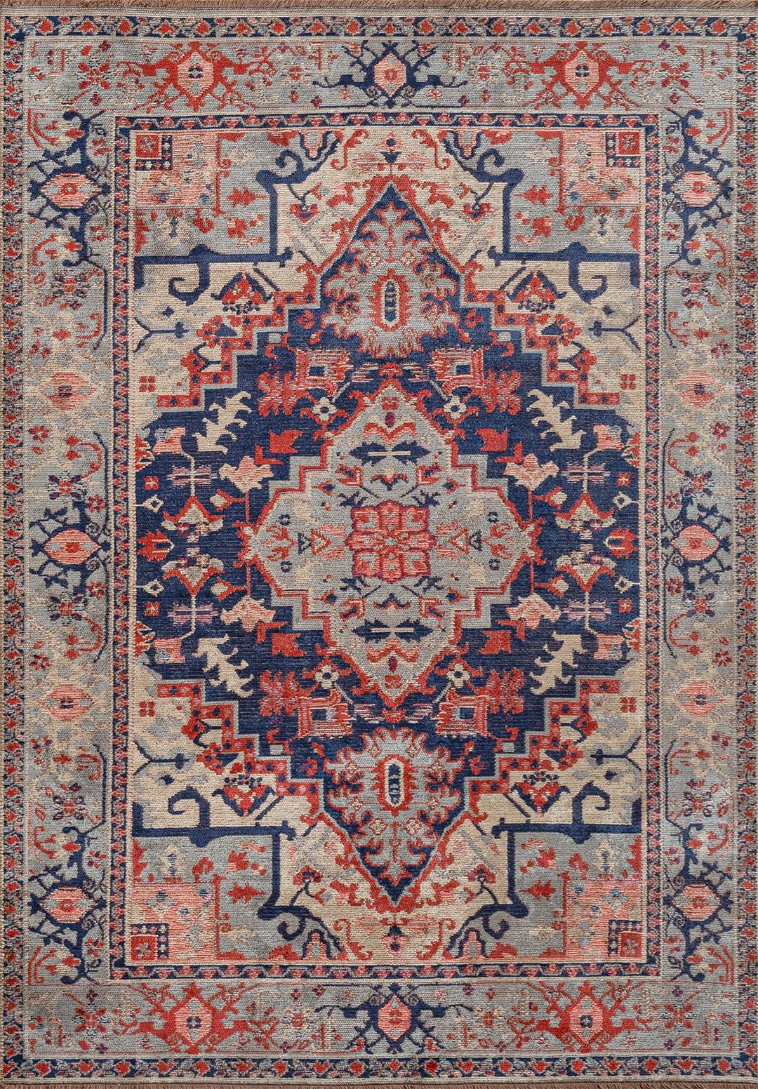Alcasar Beige - Red Rug