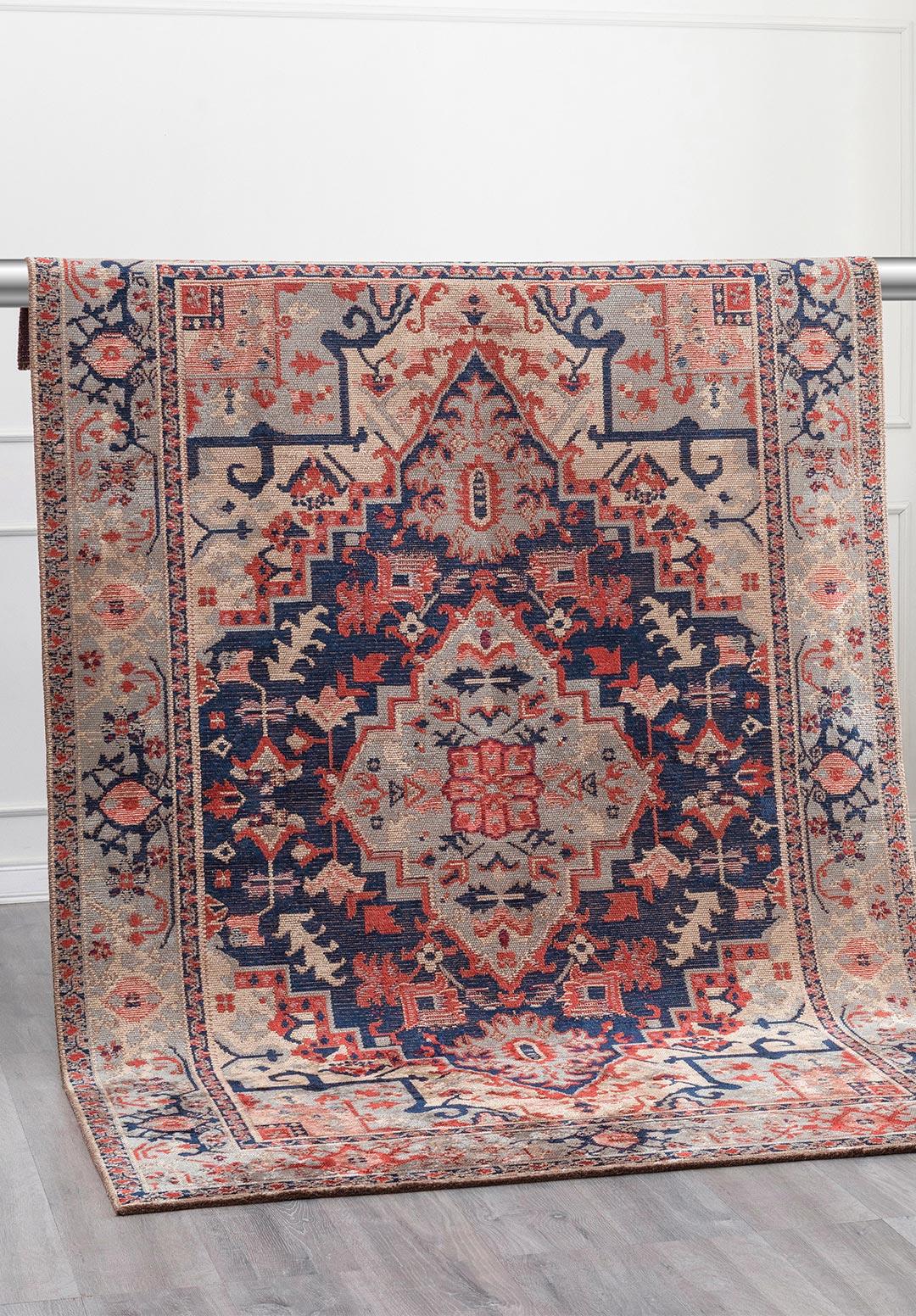 Alcasar Beige - Red Rug