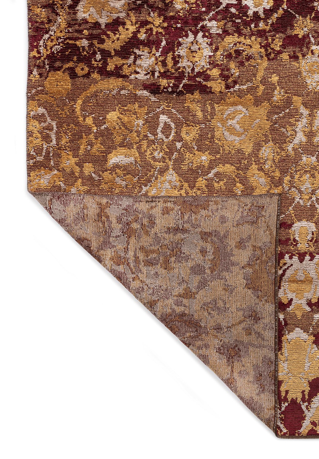 Ornella Gold - Cherry Rug Rugs - Venetto Design Venettodesign.com