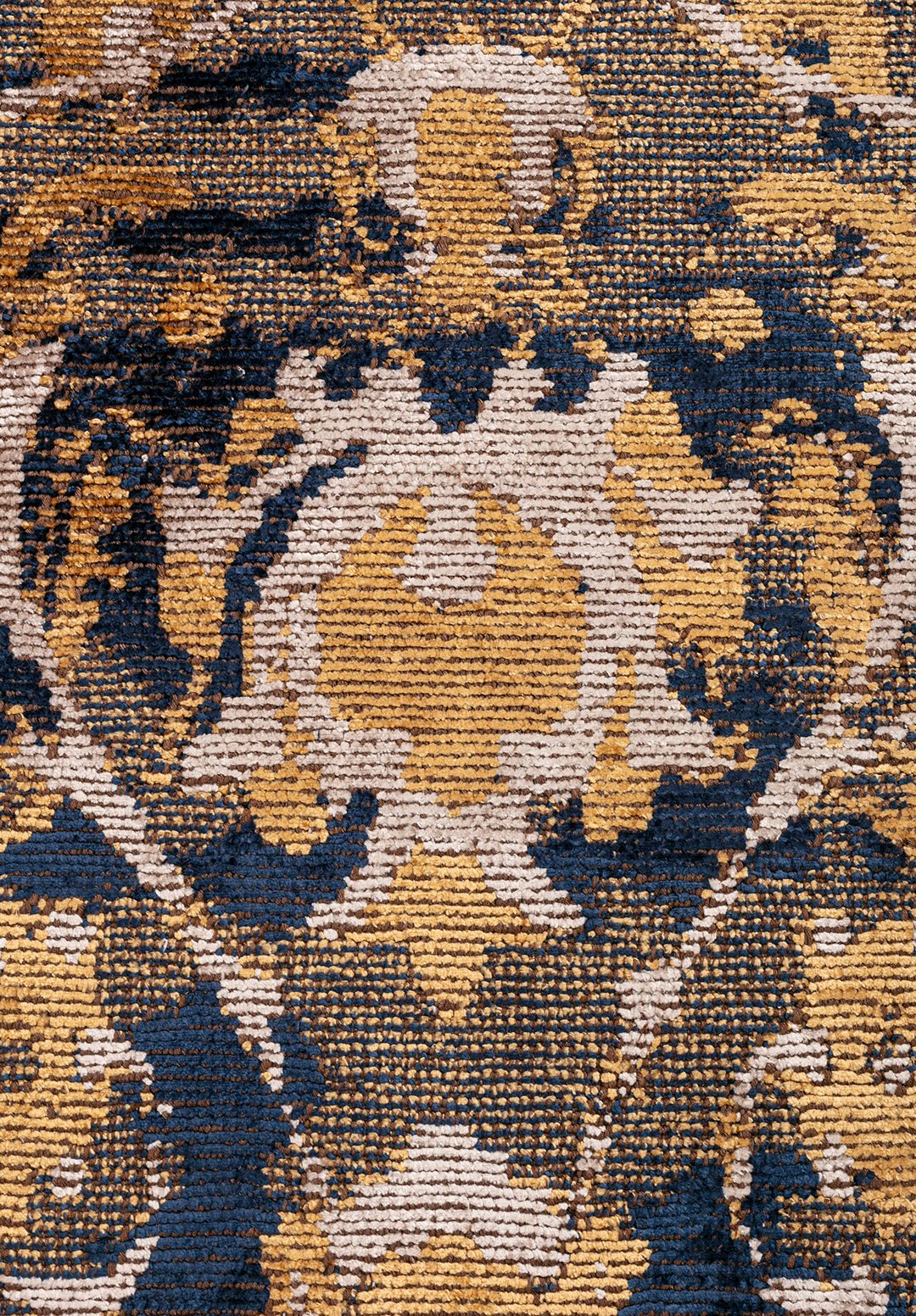 Ornella Gold - Dark Navy Rug Rugs - Venetto Design Venettodesign.com