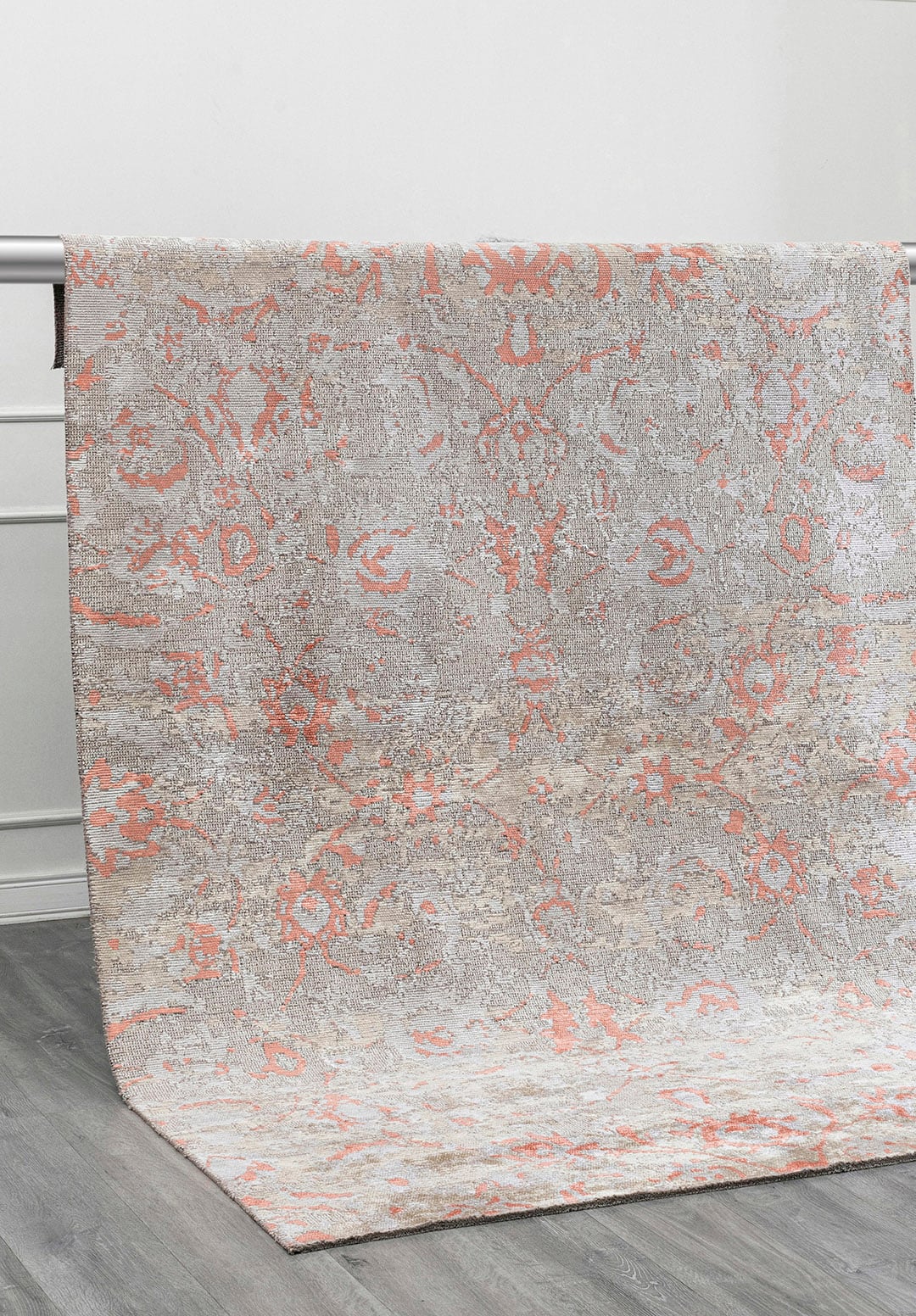 Ornella Light Coral - Cream Rug Rugs - Venetto Design Venettodesign.com