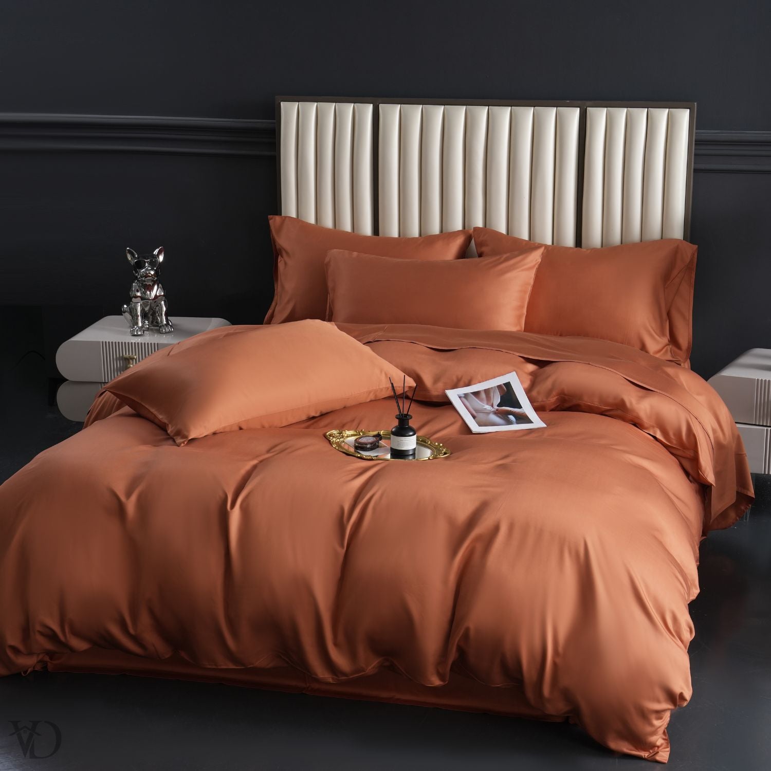 Green Dream Caramel Luxury Bamboo Bedding Set