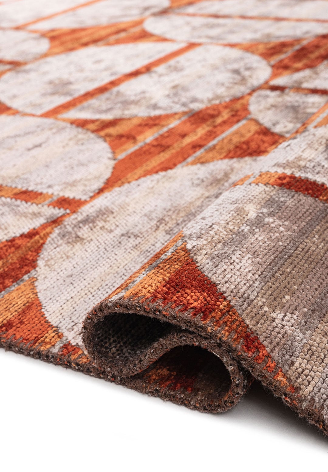 Eclipse Rust - Terra Rug Rugs - Venetto Design Venettodesign.com