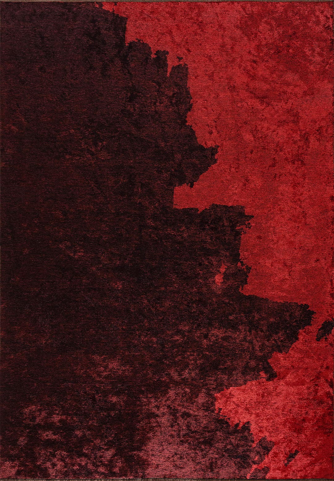 Coast Red - Black Rug Rugs - Venetto Design Venettodesign.com