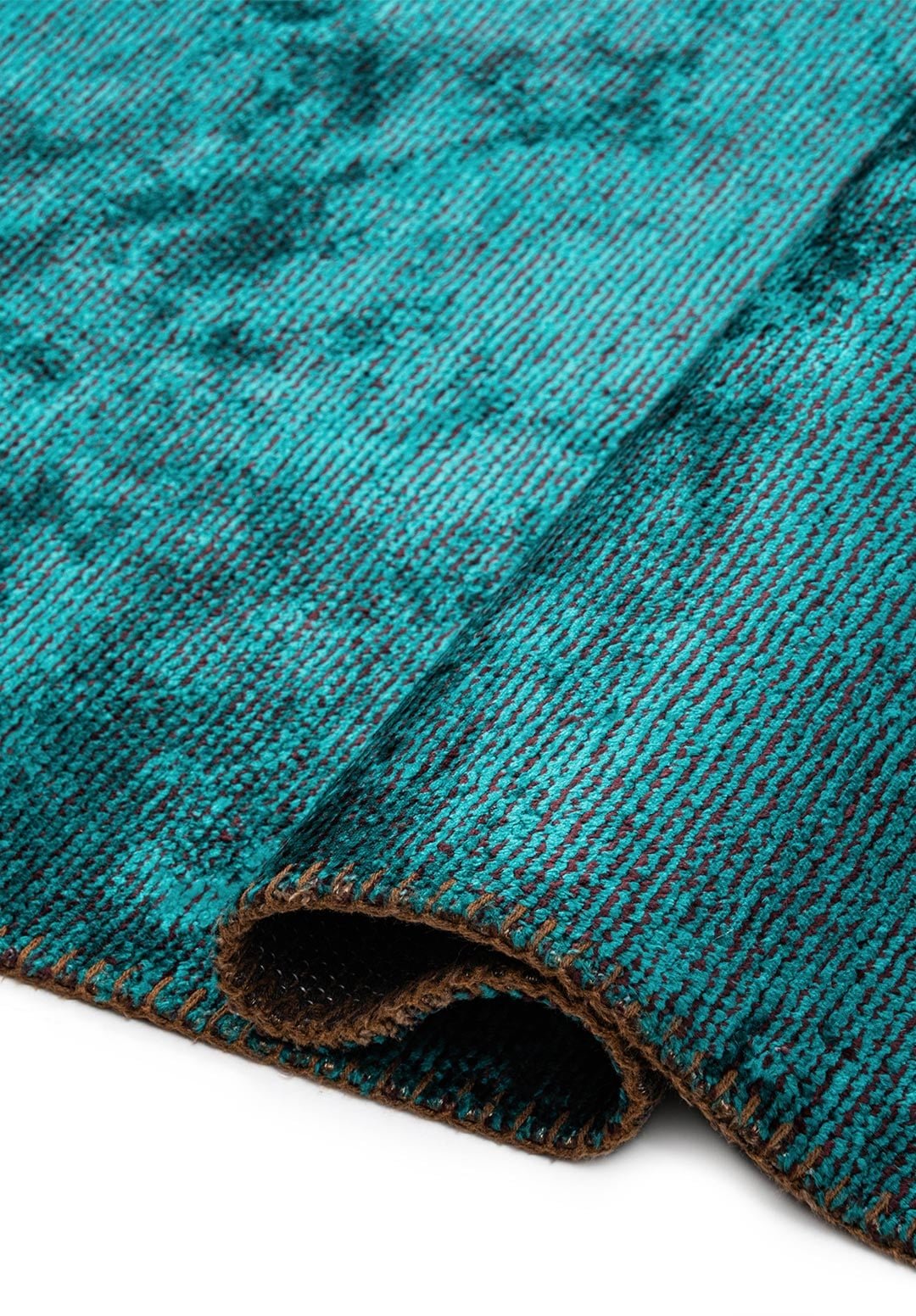 Coast Dark Turquoise - Dark Burgundy Rug Rugs - Venetto Design Venettodesign.com