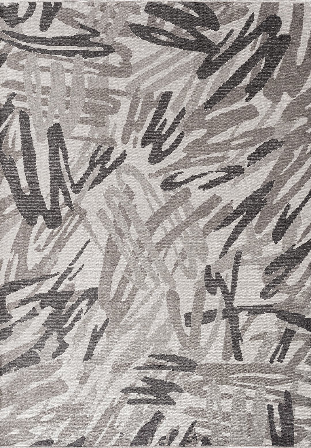 Carnival Charcoal - Ecru Rug Rugs - Venetto Design Venettodesign.com