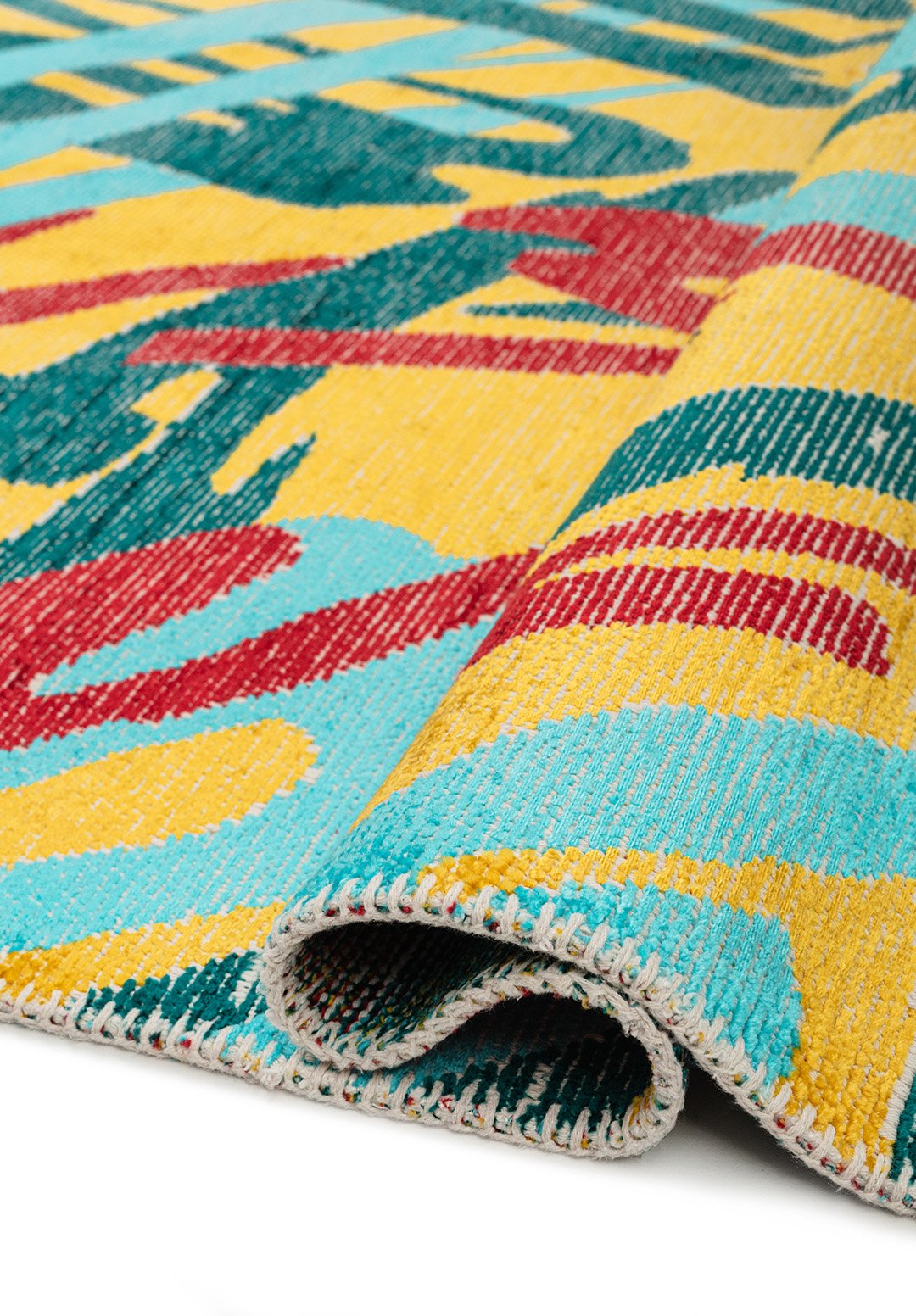 Carnival Red - Yellow Rug Rugs - Venetto Design Venettodesign.com