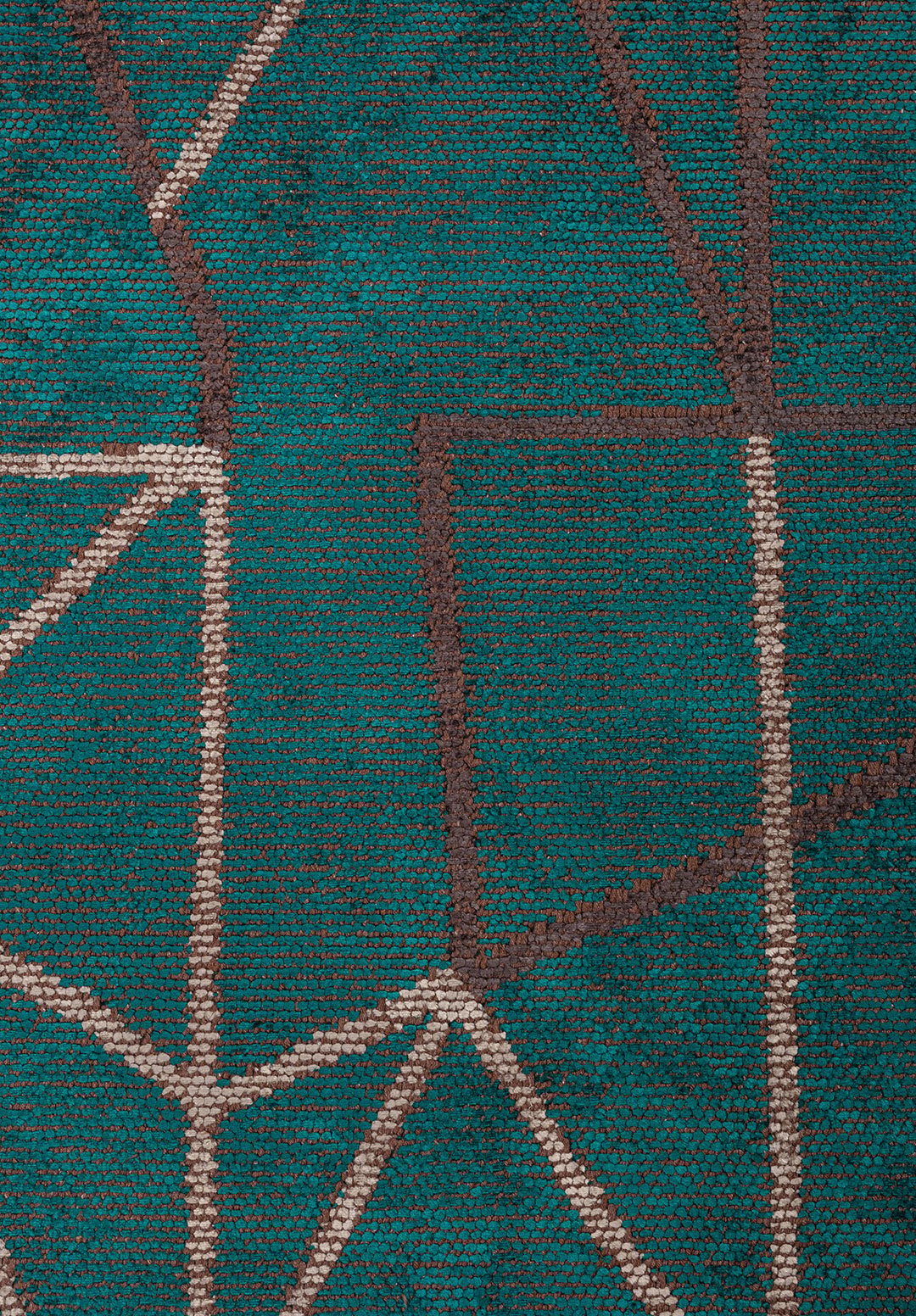 Delta Grey - Dark Turquoise Rug Rugs - Venetto Design Venettodesign.com