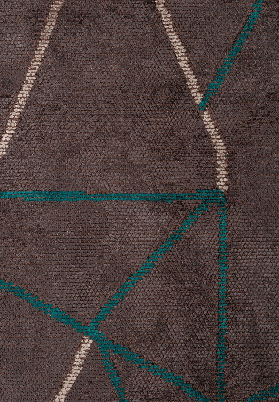 Delta Dark Turquoise - Charcoal Rug Rugs - Venetto Design Venettodesign.com