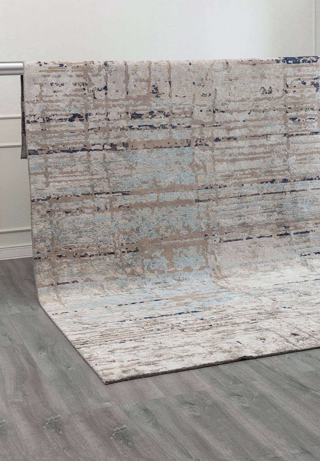 Dawn Bone - Ice Blue Rug Rugs - Venetto Design Venettodesign.com