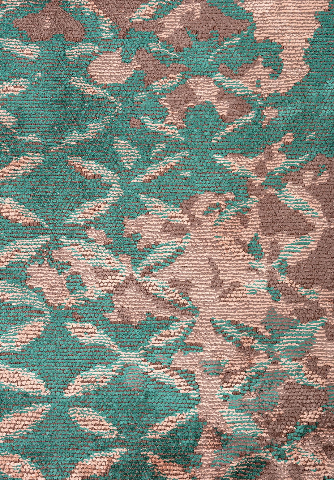 Bloom Dark Mink - Dark Green Rug Rugs - Venetto Design Venettodesign.com