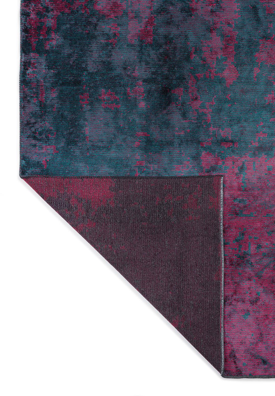 Horizon Dark Turquoise - Magenta Rug Rugs - Venetto Design Venettodesign.com