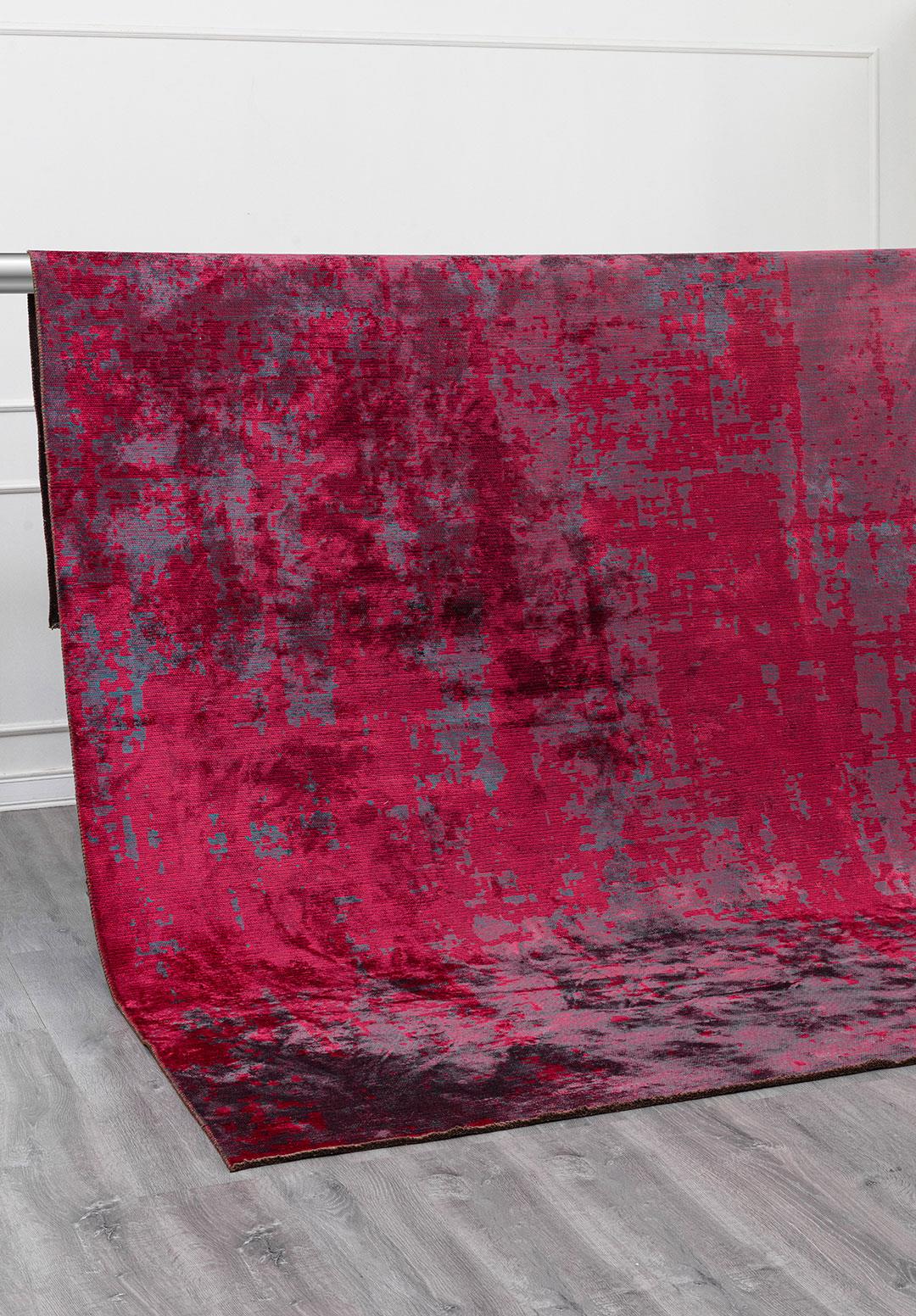 Horizon Magenta - Dark Turquoise Rug Rugs - Venetto Design Venettodesign.com