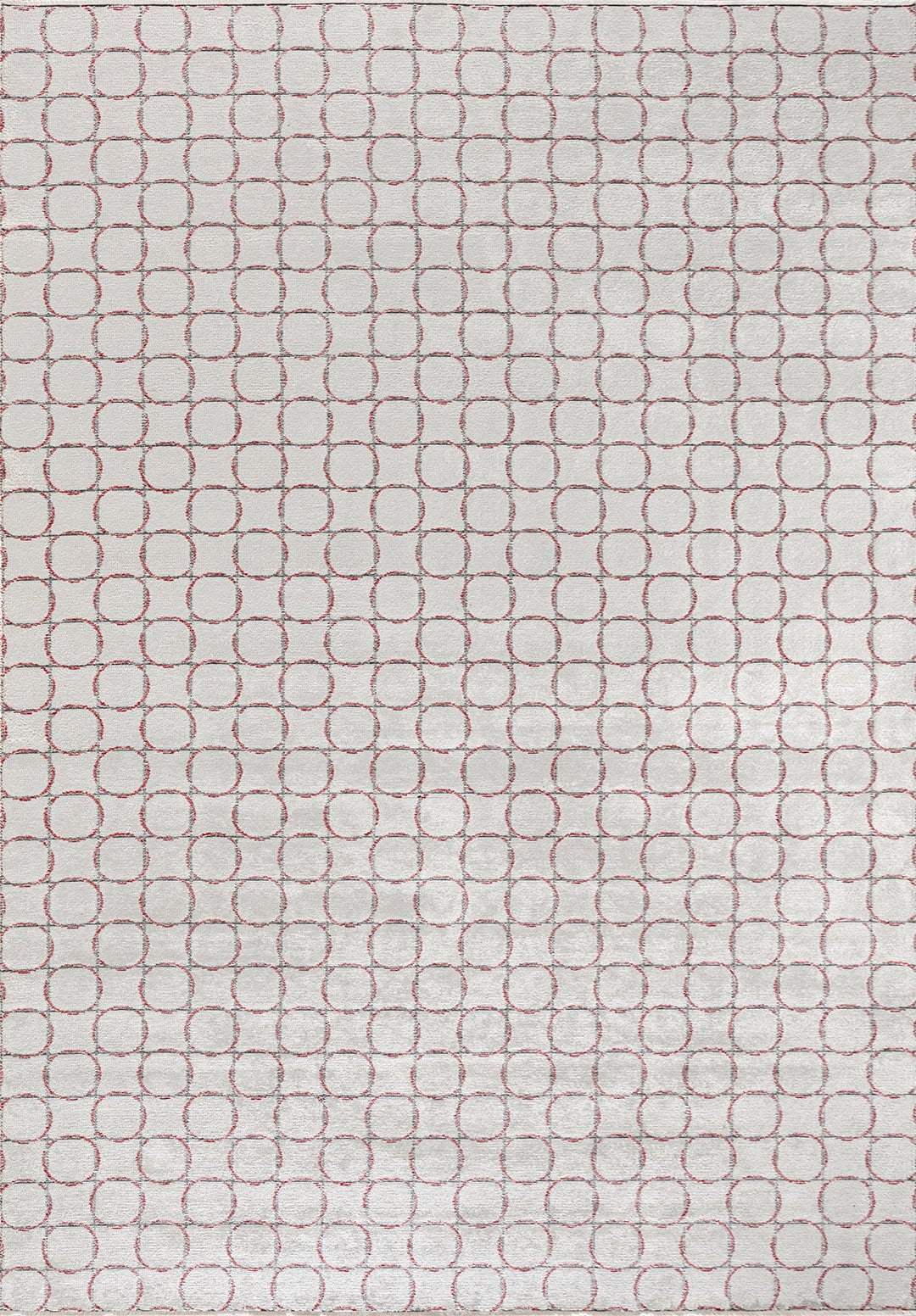 Equinox Charcoal - Red Rug Rugs - Venetto Design Venettodesign.com