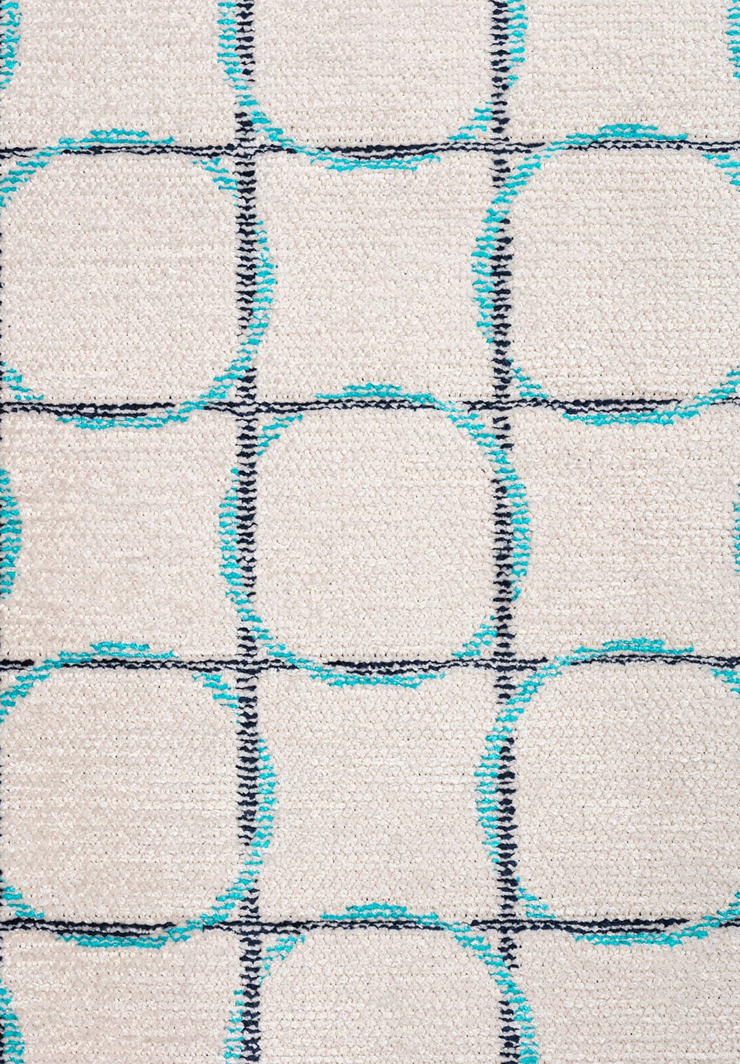 Equinox Dark Navy - Turquoise Rug Rugs - Venetto Design Venettodesign.com