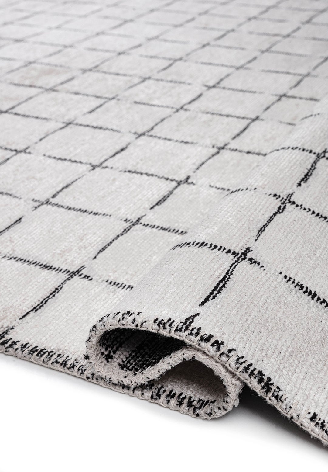 Equinox Black - Light Grey Rug Rugs - Venetto Design Venettodesign.com