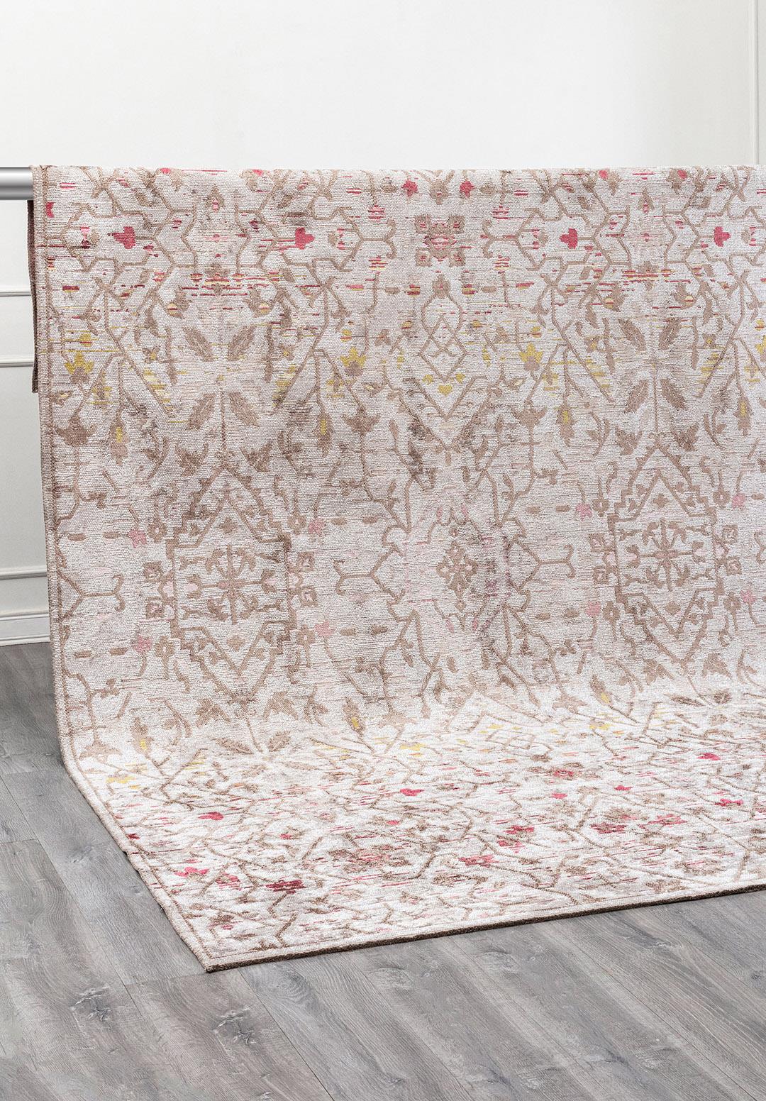 Fleur Bone - Nougat Rug Rugs - Venetto Design Venettodesign.com