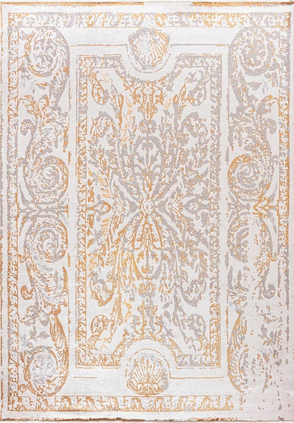 Lucentia Grey - Mustard Rug