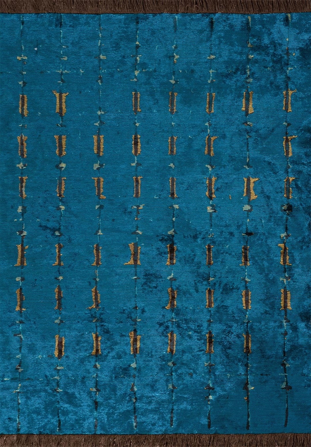 Maya Dark Brown - Cyan Rug Rugs - Venetto Design Venettodesign.com