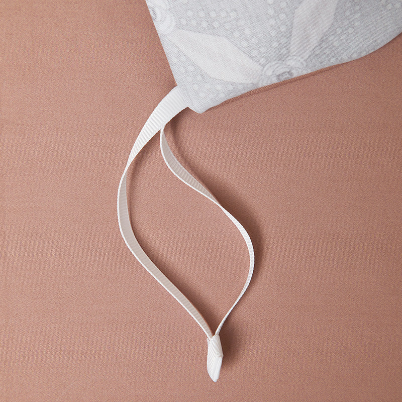 Roselle Geometric Luxury Egyptian Cotton Duvet Cover Set with Lattice Print - Venetto Design Venettodesign.com