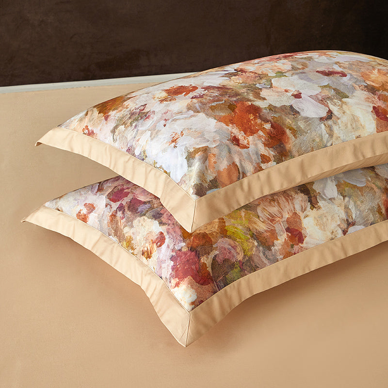 Monetta Botanical Luxury Egyptian Cotton Duvet Cover Set with Floral Bloom Print - Venetto Design Venettodesign.com