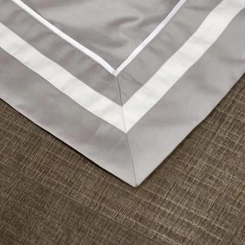 Ona Grey Luxury Egyptian Cotton Bedding Set