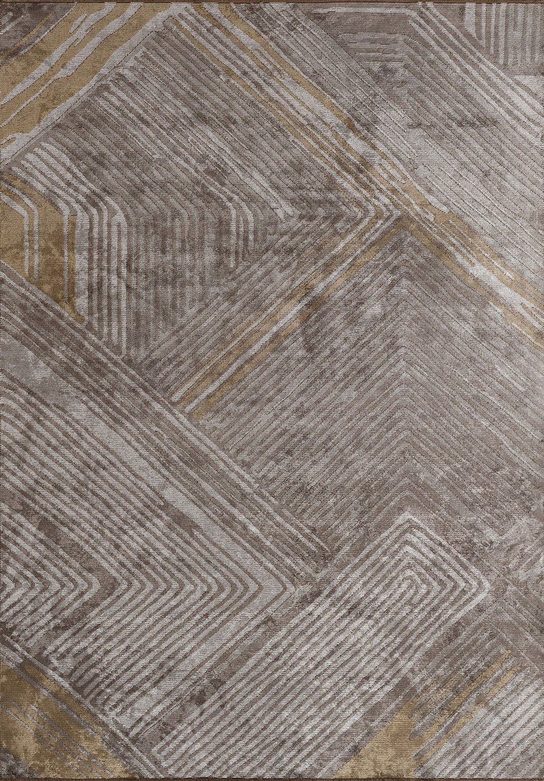 Cavern Dark Beige - Light Grey Rug Rugs - Venetto Design Venettodesign.com