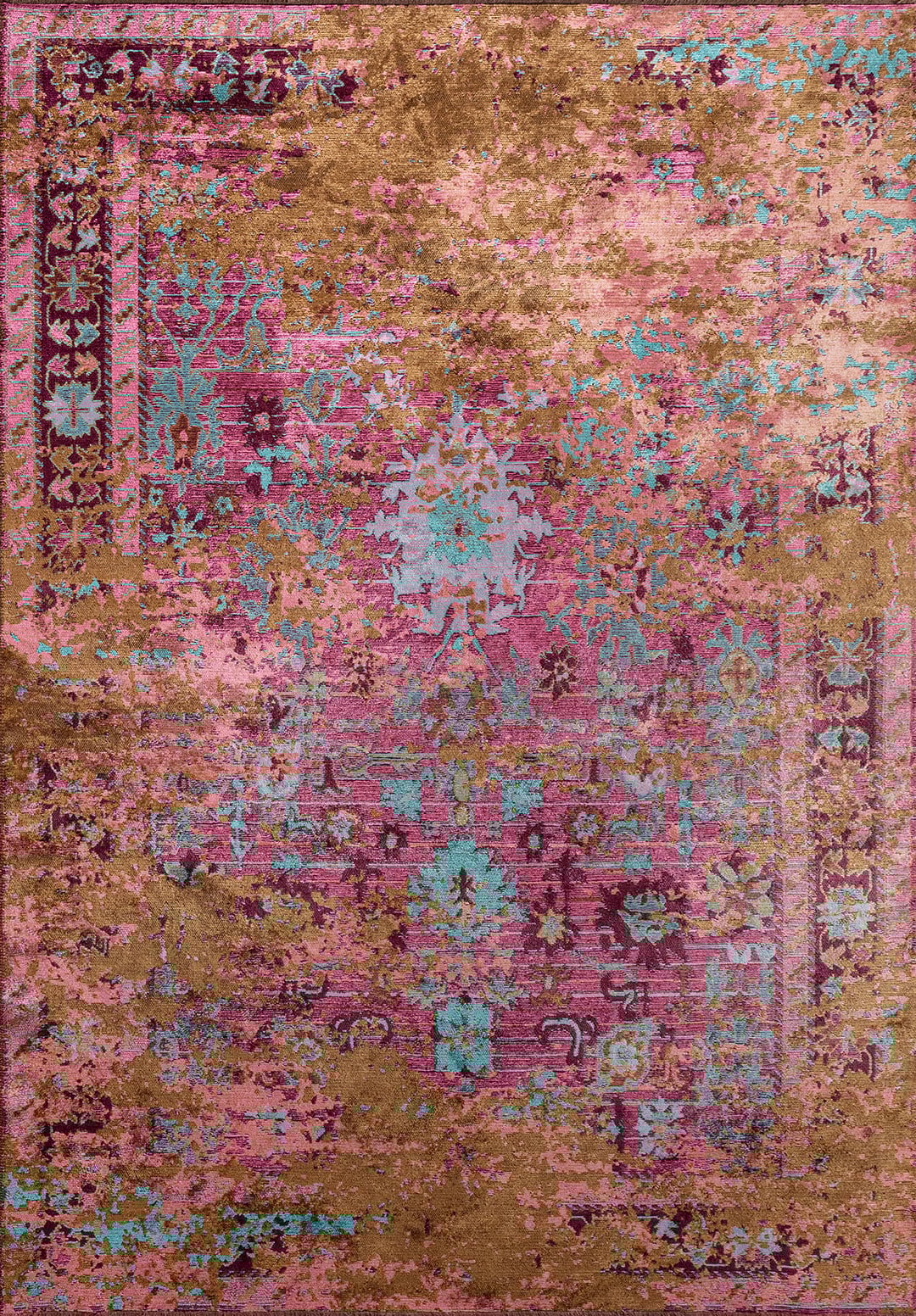 Patina Cacao - Pink Rug