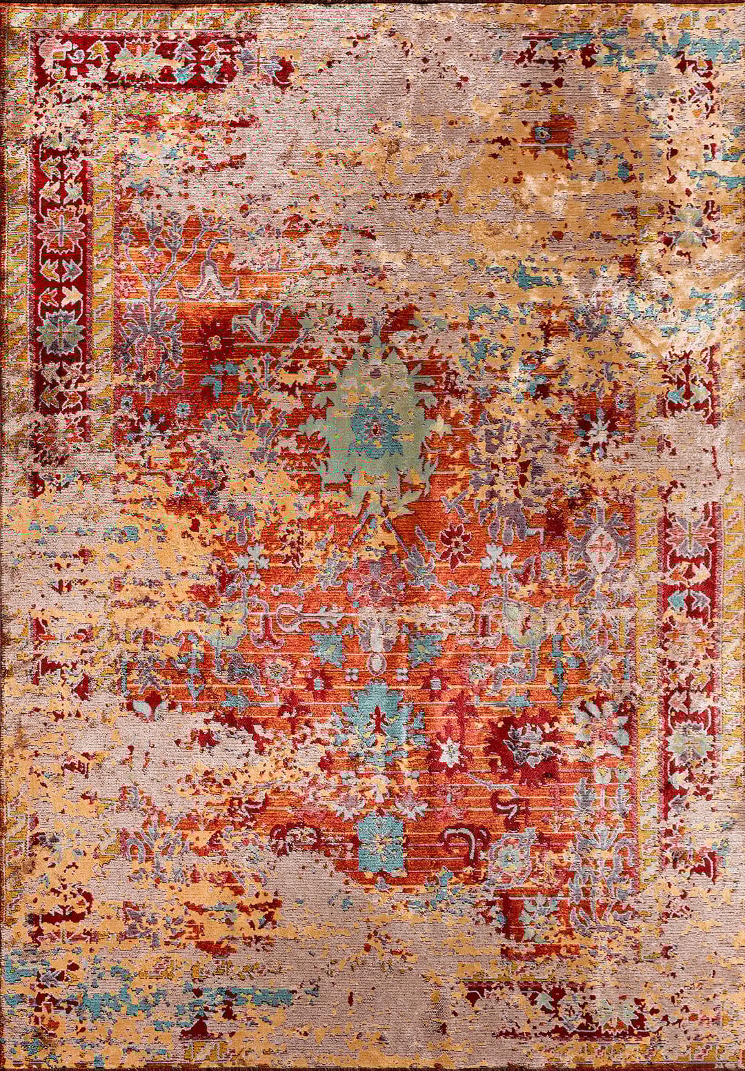 Patina Bone - Mustard Rug