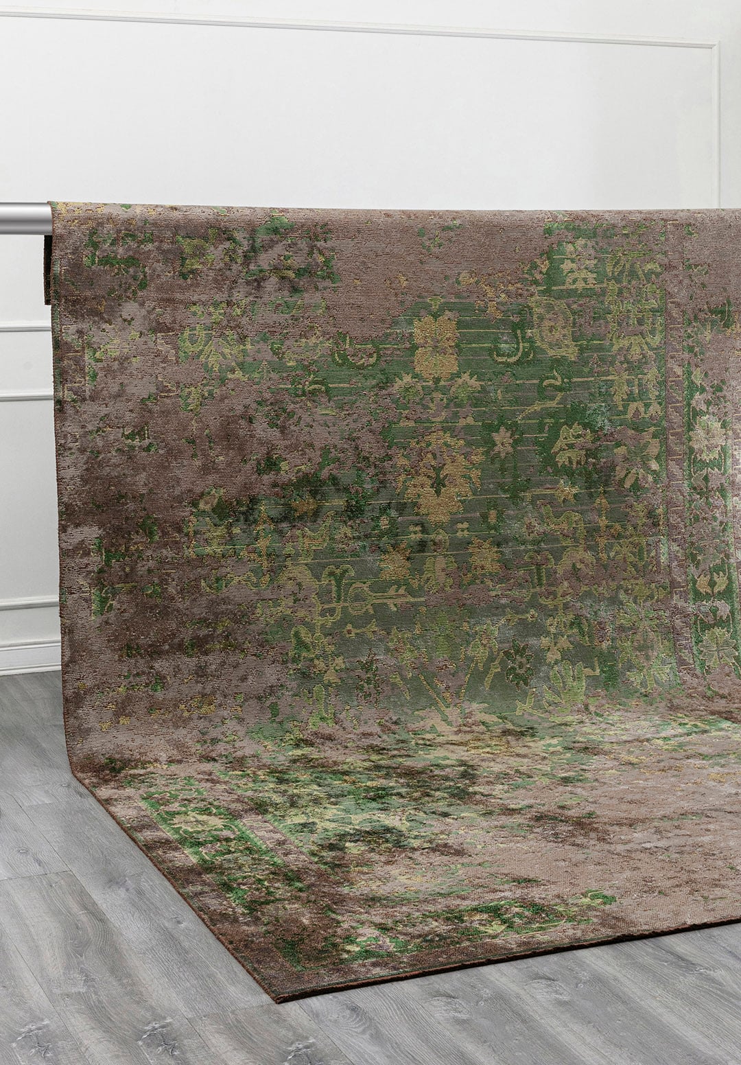 Patina Khaki - Forest Green Rug