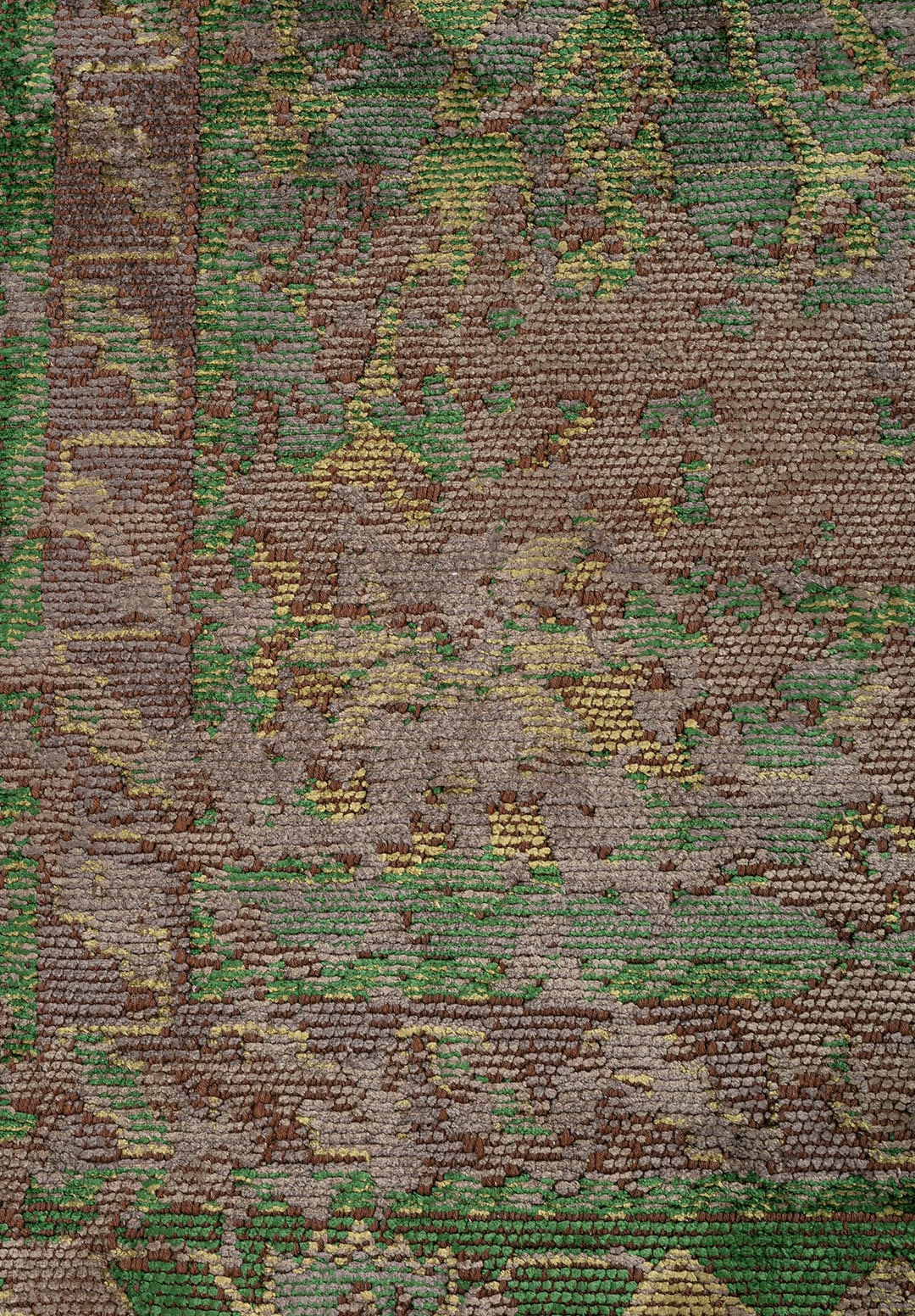 Patina Khaki - Forest Green Rug