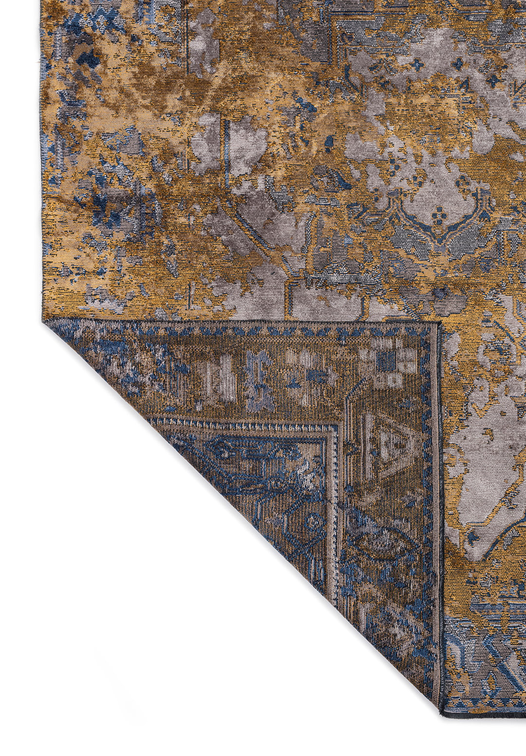 Emperor Mustard – Dark Grey Rug