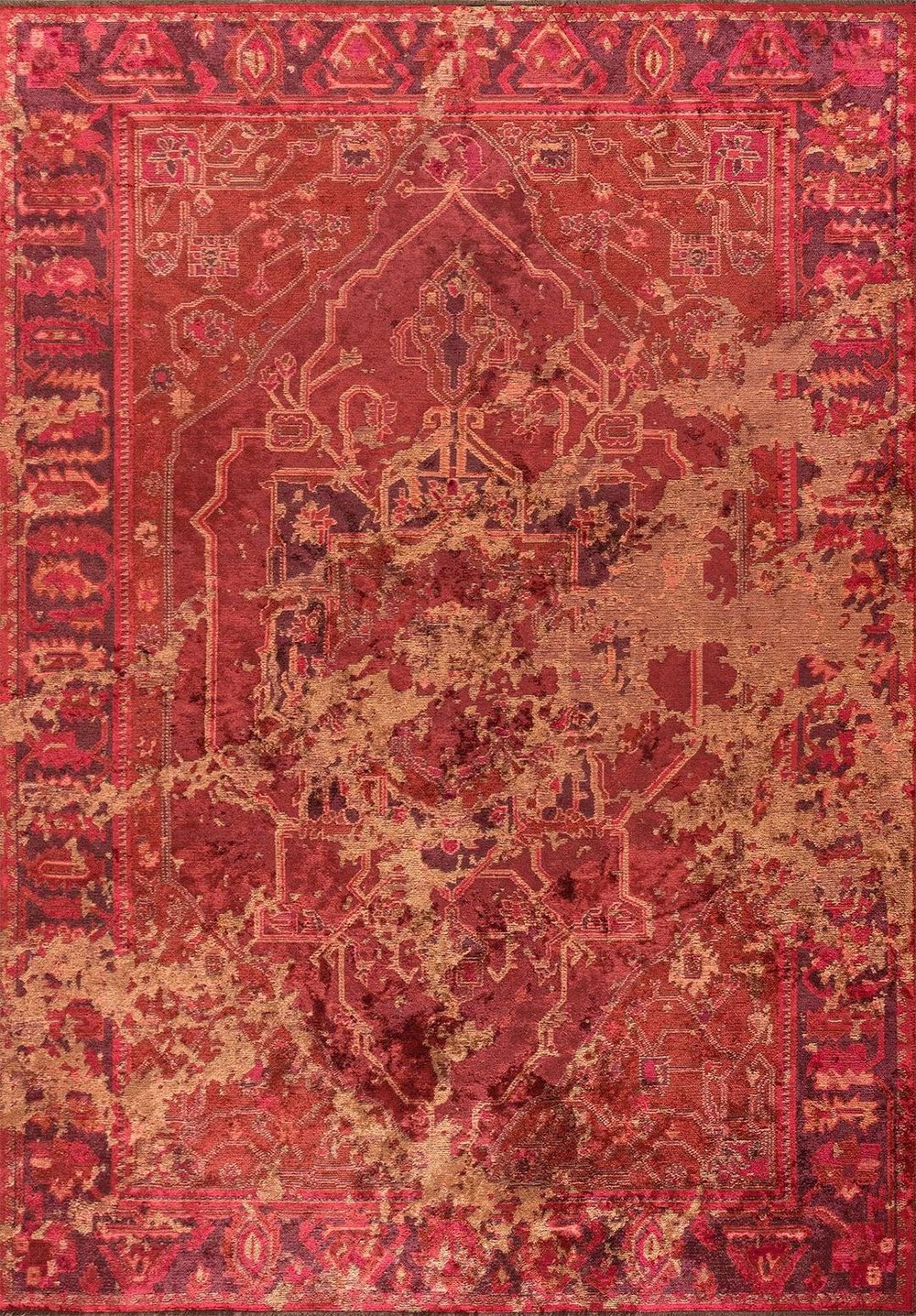 Emperor Terra - Magenta Rug