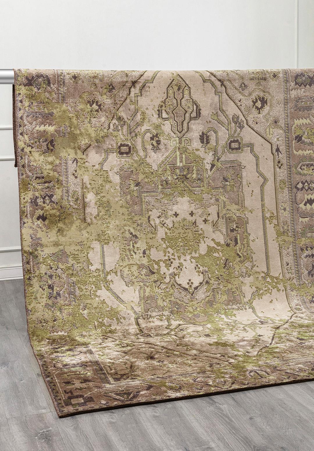 Emperor Green - Dark Grey Rug