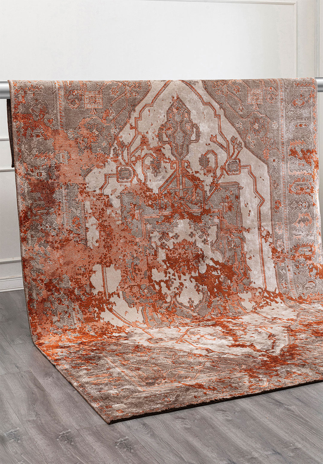Emperor Rust - Gray Rug