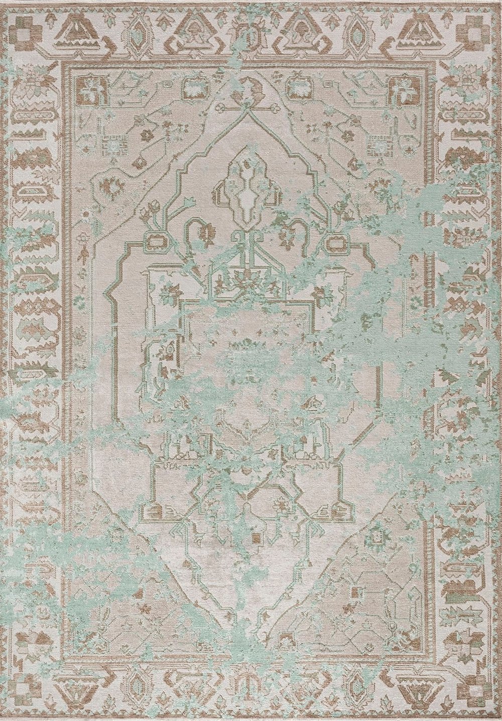 Emperor River Green Rug