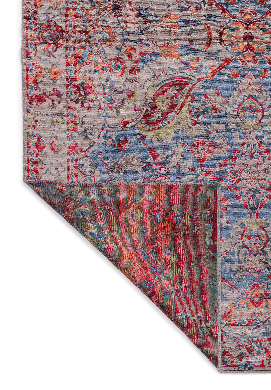 Bastille Dark Grey - Red Rug Rugs - Venetto Design Venettodesign.com