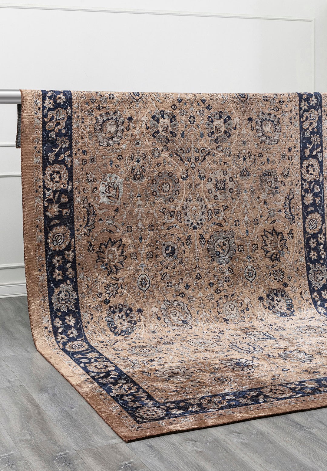Soraya Dark Beige - Blue Rug Rugs - Venetto Design Venettodesign.com