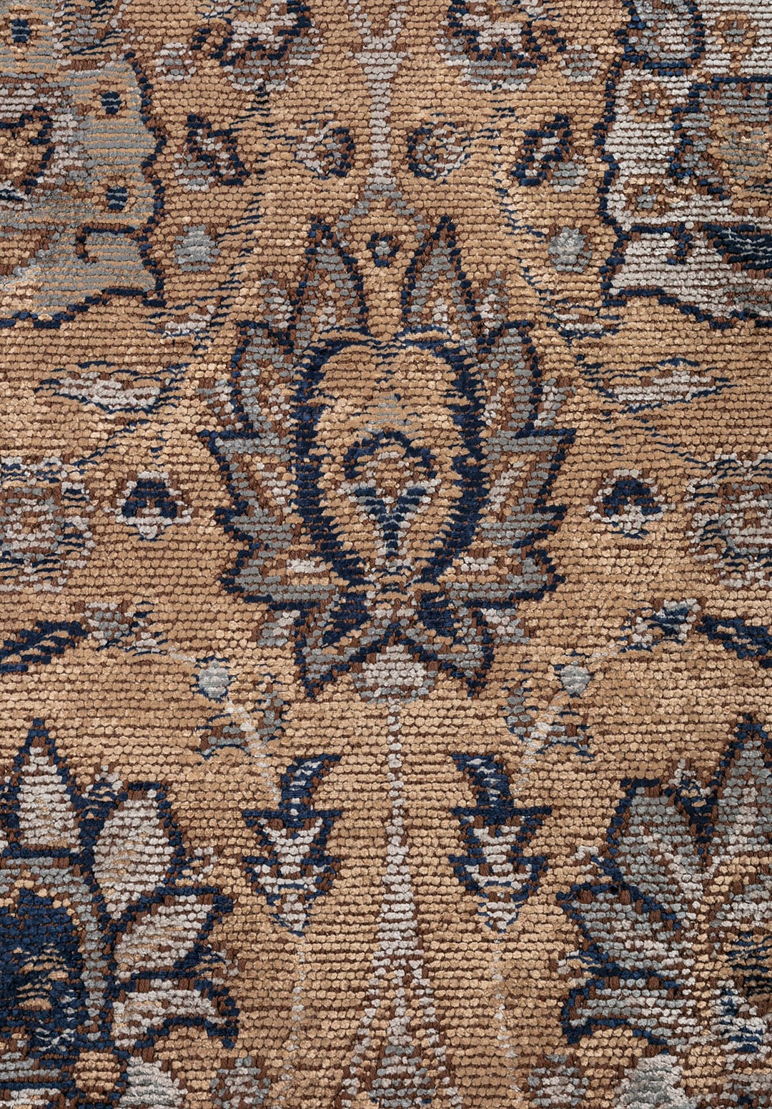 Soraya Dark Beige - Blue Rug Rugs - Venetto Design Venettodesign.com