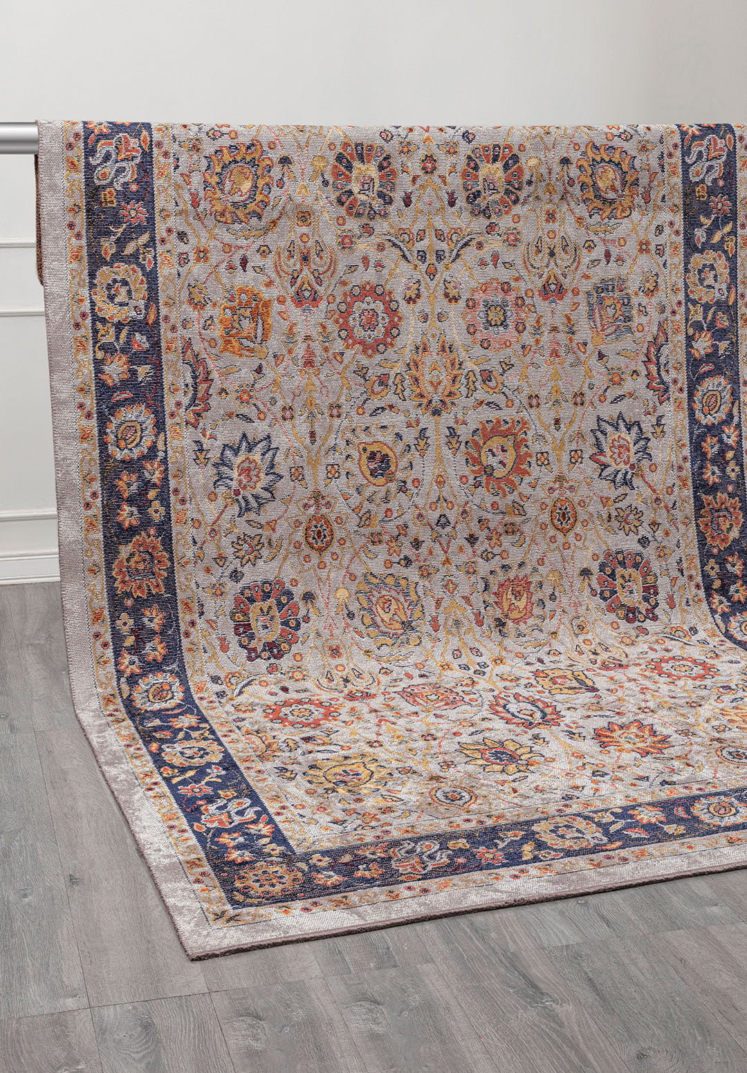 Soraya Gold - Dark Navy Rug Rugs - Venetto Design Venettodesign.com