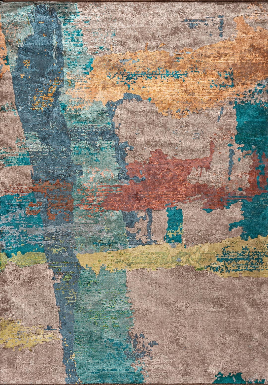 Lush Petrol - Nougat Rug Rugs - Venetto Design Venettodesign.com