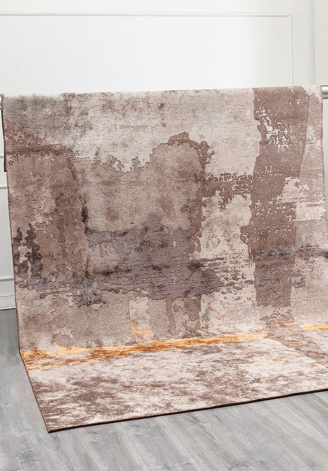 Lush Light Grey - Mustard Rug Rugs - Venetto Design Venettodesign.com