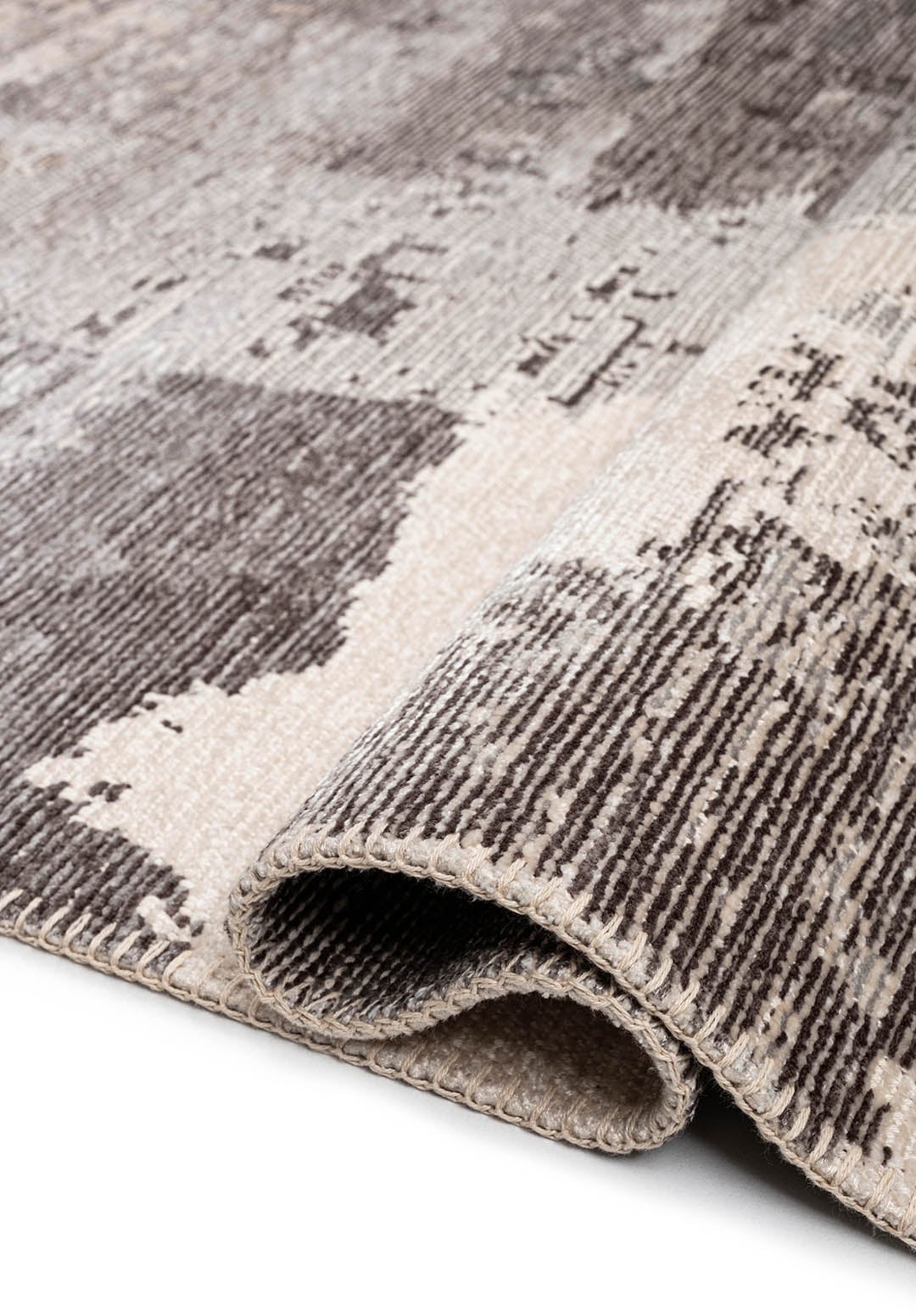 Lush Light Grey - Ecru Rug Rugs - Venetto Design Venettodesign.com